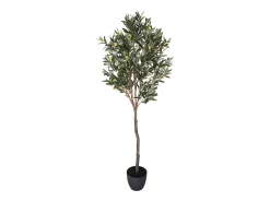 Olivo artificial decorativo 150 cm NORTENE con maceta, hojas realistas, planta de interior elegante y sin mantenimiento