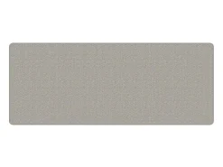 Overijse Alfombra de pasillo con aspecto de sisal platina 80x200 cm