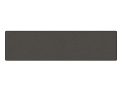 Overijse Alfombra de pasillo con aspecto sisal gris antracita 80x300 cm