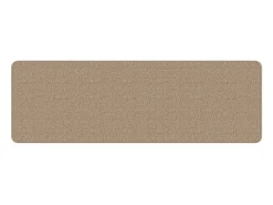 Overijse Alfombra de pasillo con aspecto de sisal color arena 50x150 cm
