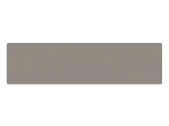 Overijse Alfombra de pasillo con aspecto de sisal plateada 80x300 cm