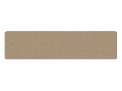 Overijse Alfombra de pasillo con aspecto de sisal color arena 50x200 cm