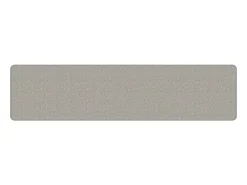 Overijse Alfombra de pasillo con aspecto de sisal platina 50x200 cm