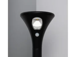 Pack 2 Balizas Solar Exterior LED con Pincho Pie 60cm con Detector de Movimiento 6000K Blanco Frío