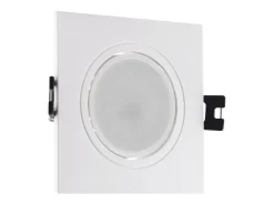 Pack 3 Focos Downlight GU10 6W Corte Ø 75-85 mm No Flicker 4000K Blanco Neutro