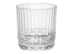 Pack de 6 vasos America 20's Bormioli 37cl con relieve transparente