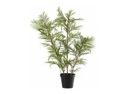 Palmera en maceta de tela verde 60x31x114 cm