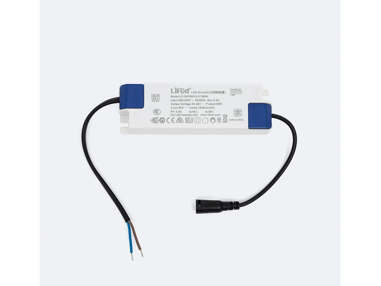 Panel LED 120x60 cm 60W 6000lm 6000K LIFUD No Flicker Individual Blanco Frío
