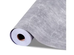 Papel Pintado Adhesivo de Pared SucceBuy, 40 cm x 15 m, Rollo Papel Pintado Autoadhesivo en Vinilo, Estilo Industrial Gris Oscuro, para Revestimiento de Pared