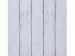 Papel Pintado Adhesivo de Pared SucceBuy, 45 cm x 12 m, Rollo Papel Pintado Autoadhesivo en Vinilo, Motivo Textura Madera Blanca, para Revestimiento de Pared