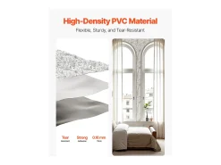Papel Pintado Adhesivo de Pared SucceBuy, 45 cm x 10 m, Rollo Papel Pintado Autoadhesivo Vinilo, Motif Floral Botánico Blanco, Impermeable