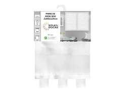 Par de visillos para ventana 60x120 cm LOUIS, por Soleil d'Ocre