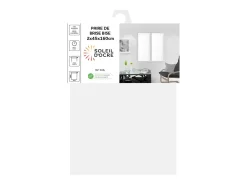 Par de visillos para ventana 45x160 cm DOLLY blanco, por Soleil d'Ocre