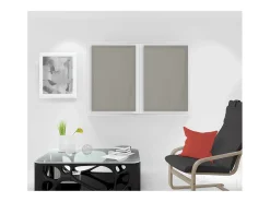 Par de visillos para ventana 70x90 cm DOLLY taupe