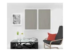 Par de visillos para ventana 90x120 cm DOLLY taupe
