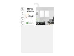 Par de visillos para ventana 70x90 cm DOLLY blanco, por Soleil d'Ocre