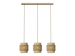 3pcs lámpara colgante crema 70x70x120 morten