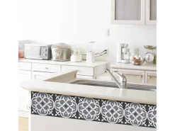 Pegatinas de azulejos 15 X 15 cm - Lirio negro