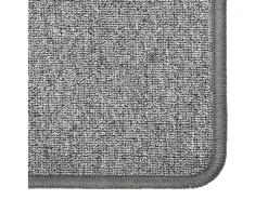 Pelle Alfombra de pasillo gris oscuro 50x250 cm