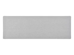 Pelle Alfombra de pasillo gris claro 50x150 cm