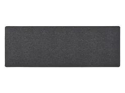 Pelle Alfombra de pasillo gris antracita 50x150 cm