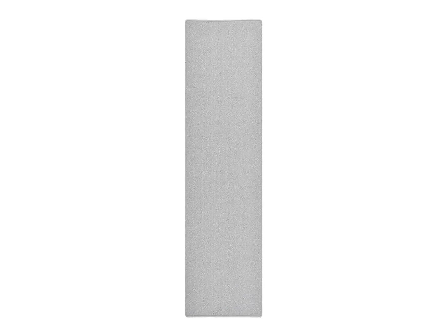 Pelle Alfombra de pasillo gris claro 80x300 cm