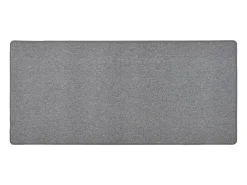 Pelle Alfombra de pasillo gris oscuro 50x100 cm