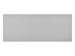 Pelle Alfombra de pasillo gris claro 80x200 cm
