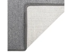 Pelle Alfombra de pasillo gris oscuro 80x300 cm