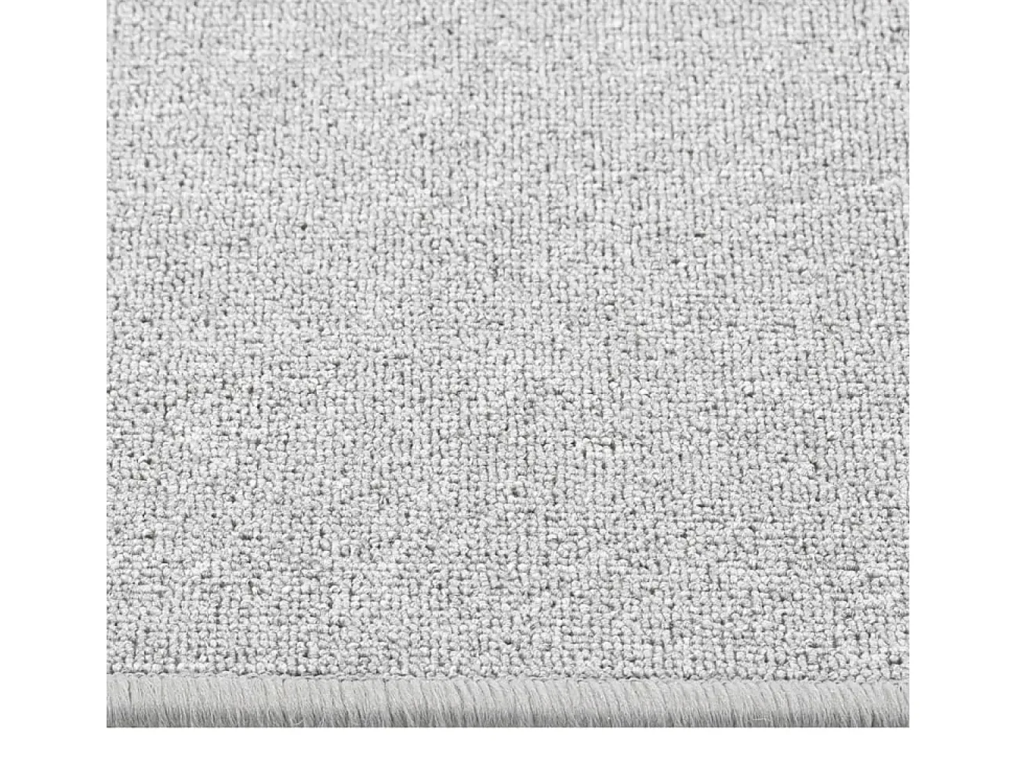 Pelle Alfombra de pasillo gris claro 50x100 cm