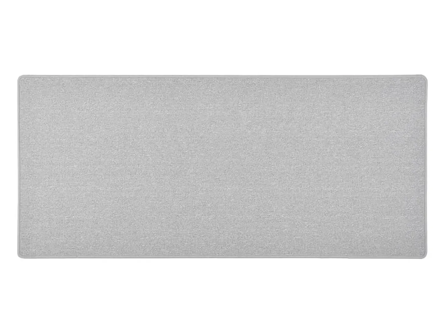 Pelle Alfombra de pasillo gris claro 50x100 cm