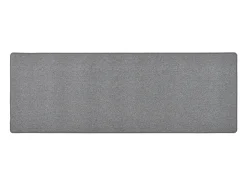 Pelle Alfombra de pasillo gris oscuro 50x150 cm