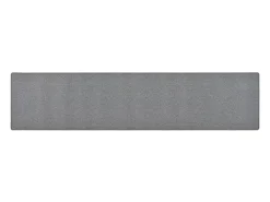 Pelle Alfombra de pasillo gris oscuro 80x400 cm