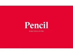 Pencil - Módulo de luz a batería Zafferano, mediano, portátil y recargable, IP65, regulador táctil, altura 98cm, Corten