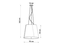 Pendente Cupola Classic Nero E27 Colgante Classic Dome Negro E27