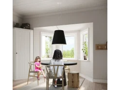Pendente Cupola Classic Nero E27 Colgante Classic Dome Negro E27