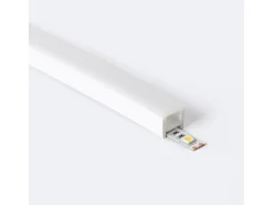 Perfil Neón SFLEX 20x16 Superficie/Empotrable Curva Vertical para Tira LED IP20 hasta 12 mm 5 m