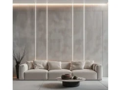 Perfil Neón SFLEX 24x18 Superficie Semicircular Curva Vertical para Tira LED IP20 hasta 15 mm 50 m