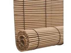Persianas enrollables de bambú 2 uds 80x160 cm Marrón