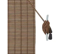 Persianas y Blackouts con Cortinas Marrones 60x160 cm Bambú