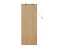 Persianas y opacas marrón claro 60 x 160 cm Bambú