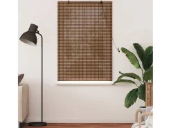 Persianas y opacas marrones 120 x 160 cm Bambú
