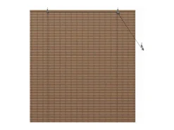 Persianas y opacas marrones 150 x 160 cm Bambú
