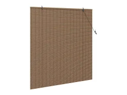 Persianas y opacas marrones 140 x 160 cm Bambú