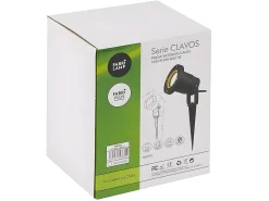 Pincho Para Jardin Negro Modelo Clavos Ip65