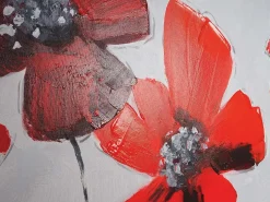 Pintura al óleo amapola pintada a mano