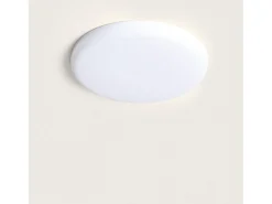 Placa LED 18W Circular Slim Surface Corte Ajustable Ø50-190 mm con Caja Conexiones 2700K Blanco Cálido