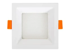 Placa LED 7W Cuadrada CCT Seleccionable Microprismático Corte 75x75 mm No Flicker 2700K - 4000K - 6000K Seleccionable (Cálido-Neutro-Frío)