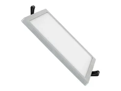 Placa LED 16W Cuadrada High Lumen Corte Ø135 mm Silver 4000K Blanco Neutro