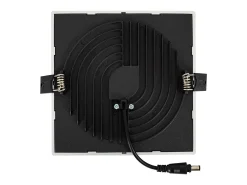 Placa LED 16W Cuadrada High Lumen Corte Ø135 mm Silver 4000K Blanco Neutro